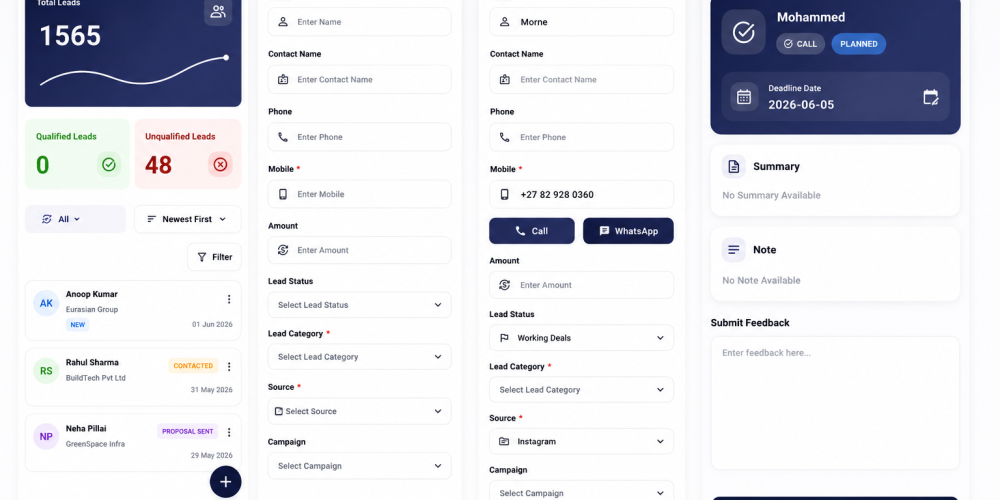 CRM Screen 2